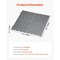 24 Piece Modular Interlocking Drainage Mat 15.7 in Garage Floor Tiles Thick Anti Slip